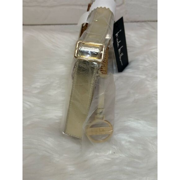 Nicole Miller Gold Sequin Shoulder Bag Small Party Cocktail Glamour NWT - Picture 11 of 17